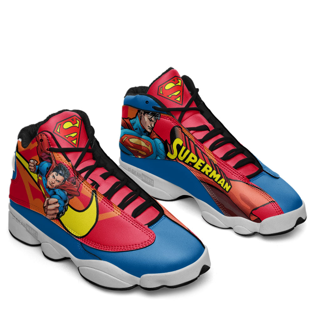 super gear shoes Superman J13s Sneakers Super Heroes Custom Shoes