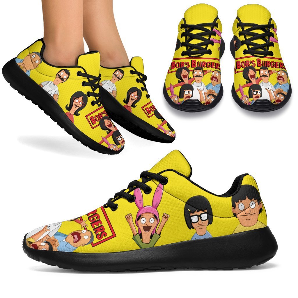 bob's burgers gear Bob's Burgers Sneakers Sporty Shoes Funny Gift Idea PT19
