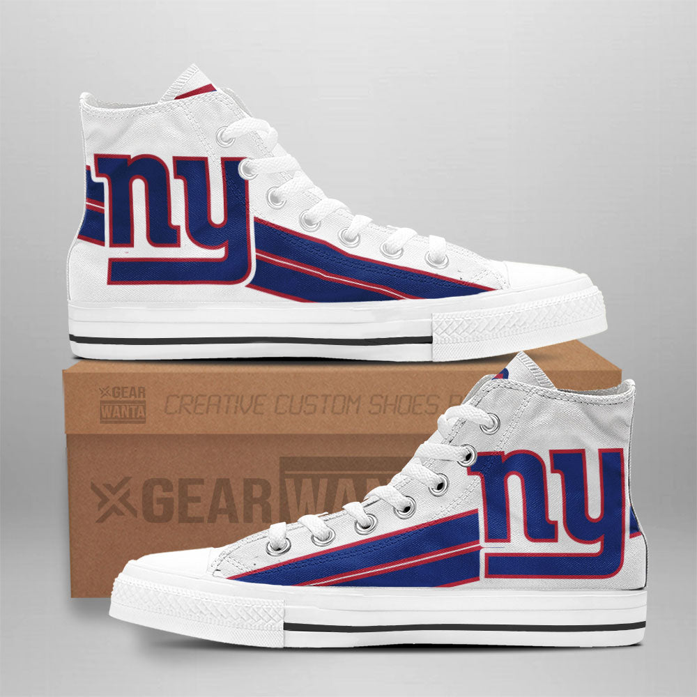 top gear new york New York Giants High Top Shoes Custom