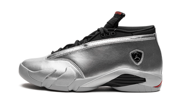 JORDAN 14 LO WMNS "Metallic Silver"