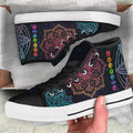 7 Chakra Mandala High Top Shoes Custom-Gear Wanta