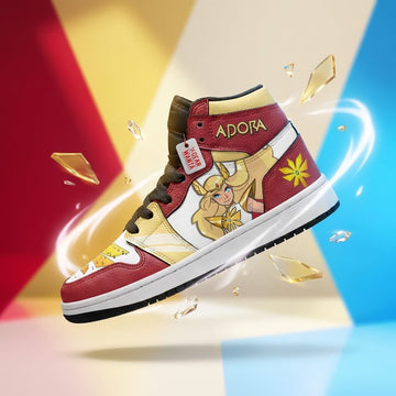 Adora Kids High-Top Leather Sneakers