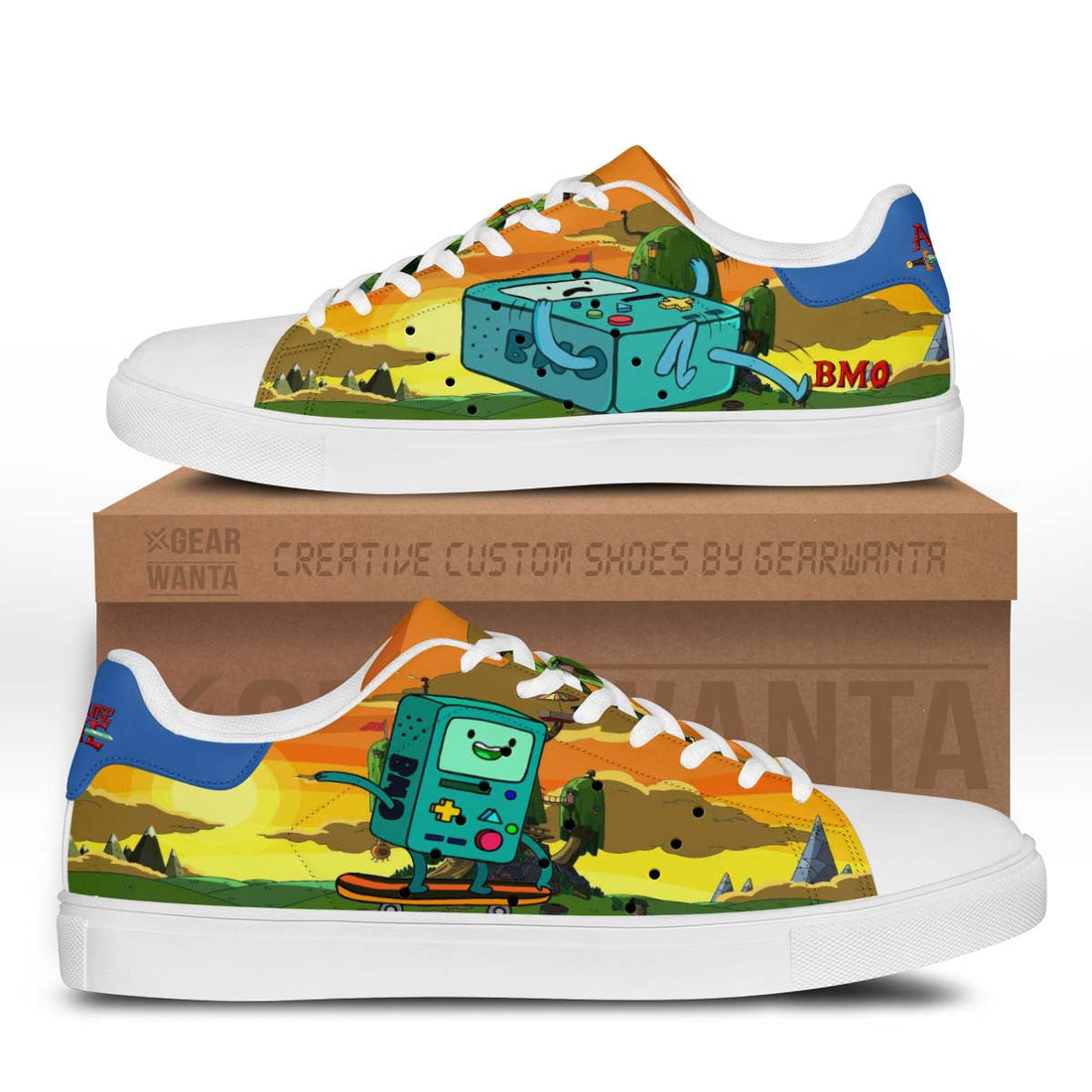 Adventure Time Bmo Stan Shoes Custom-Gear Wanta