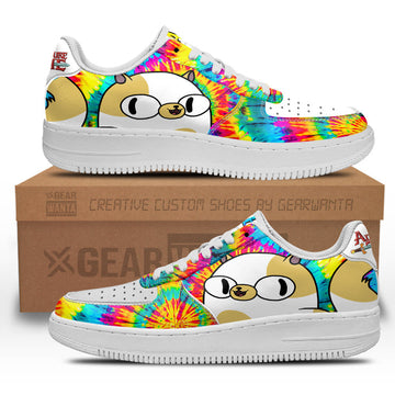 Adventure Time Cake Air Sneakers Custom Tie Dye Style-Gear Wanta