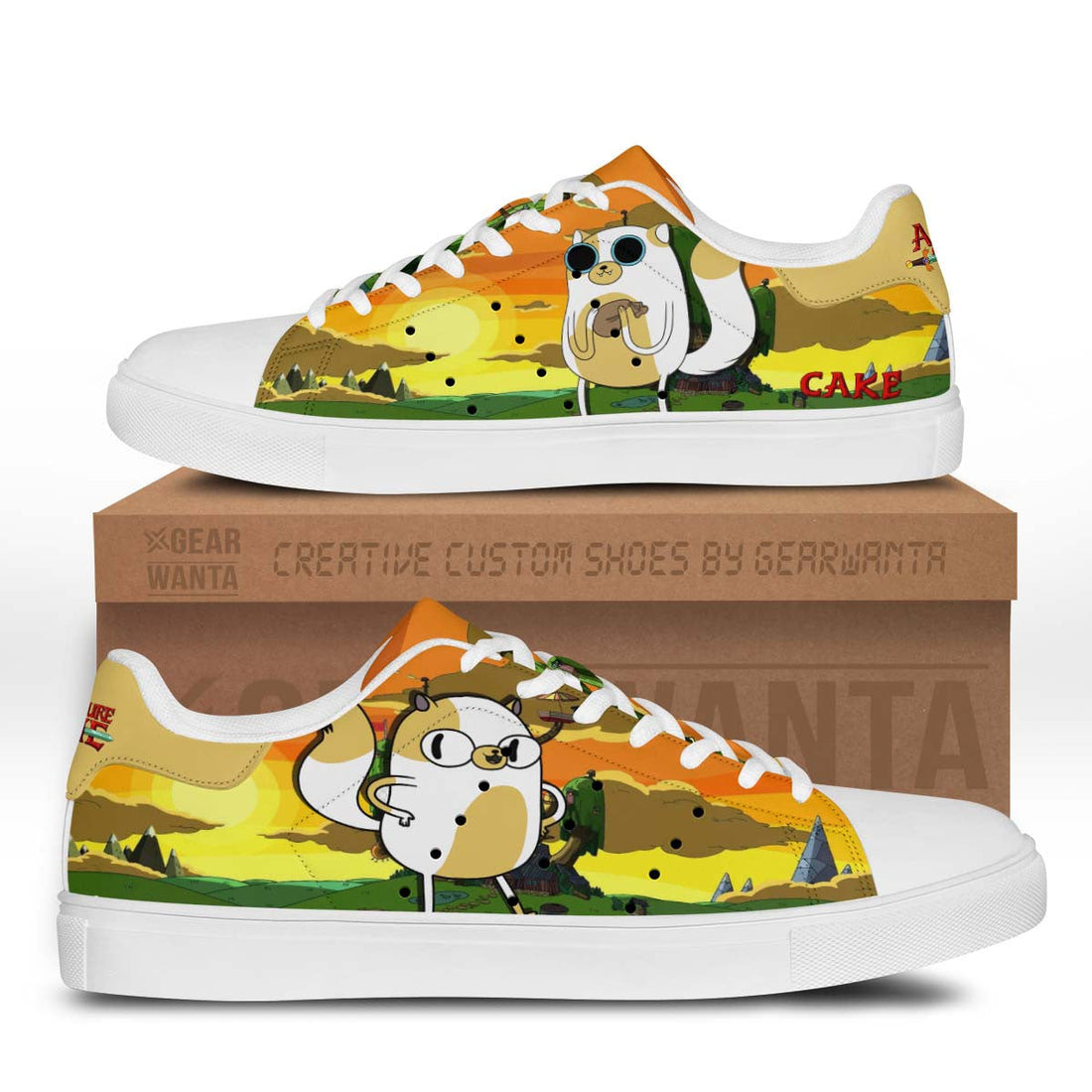 Adventure Time Cake Stan Shoes Custom-Gear Wanta