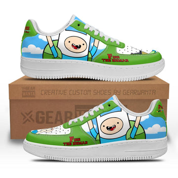 Adventure Time Finn The Human Rogers Air Sneakers-Gear Wanta