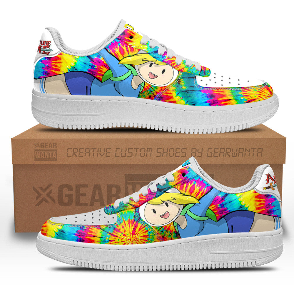 Adventure Time Fionna Air Sneakers Custom Tie Dye Style-Gear Wanta