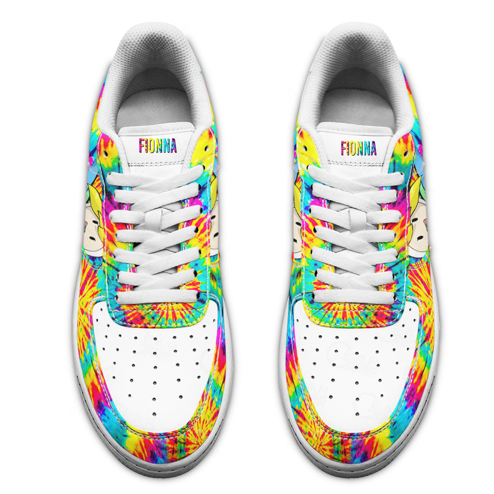 Adventure Time Fionna Air Sneakers Custom Tie Dye Style-Gear Wanta