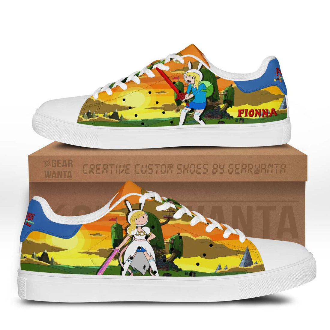 Adventure Time Fionna Stan Shoes Custom-Gear Wanta