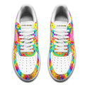 Adventure Time Fire Princess Rainbow Air Sneakers Custom Tie Dye Style-Gear Wanta
