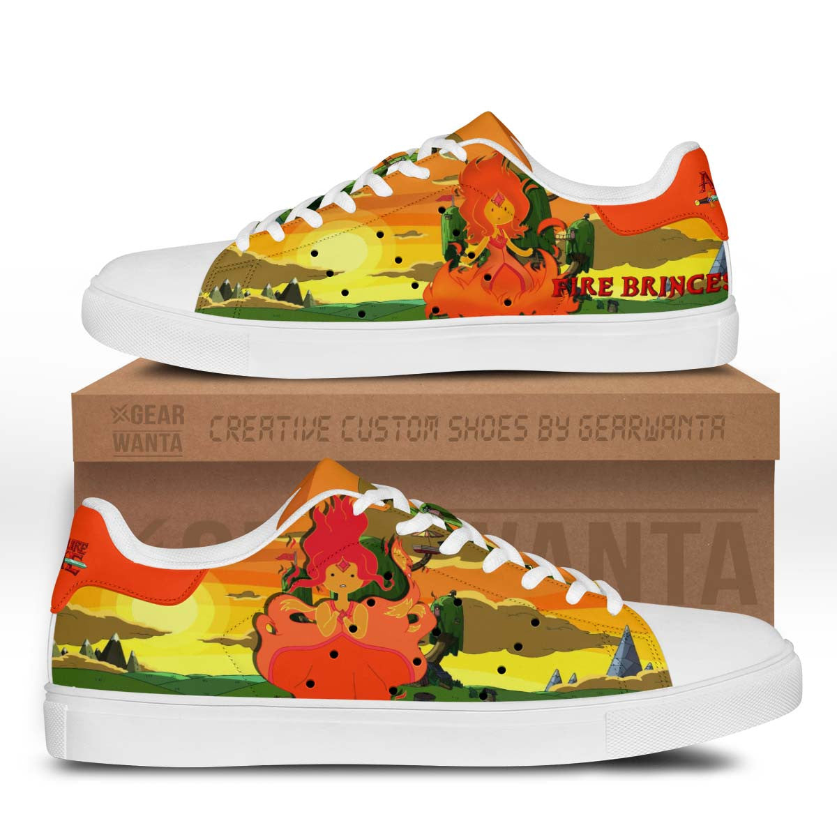 Adventure Time Fire Princess Stan Shoes Custom-Gear Wanta