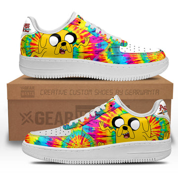 Adventure Time Jake The Dog Air Sneakers Custom Tie Dye Style-Gear Wanta