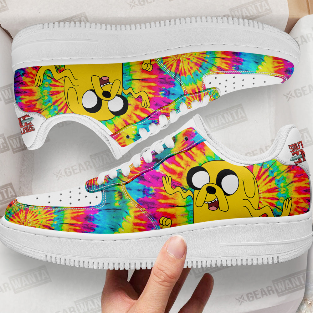 Adventure Time Jake The Dog Air Sneakers Custom Tie Dye Style-Gear Wanta