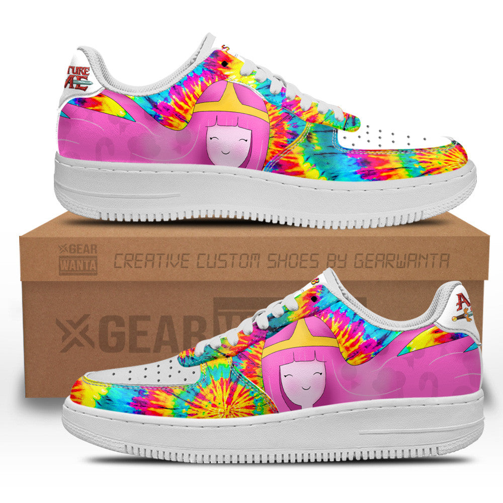 Adventure Time Princess Bubblegum Air Sneakers Custom Tie Dye Style-Gear Wanta