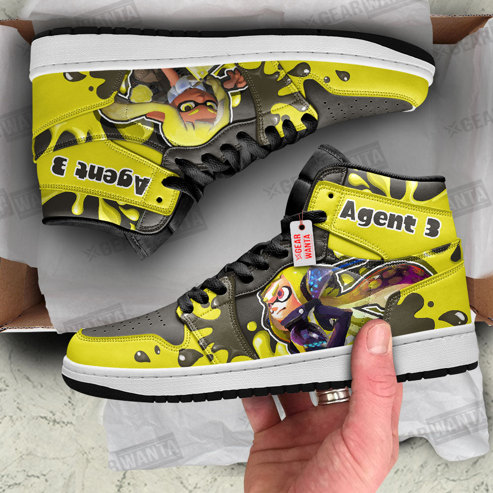 Agent 3 Splatoon J1 Shoes Custom For Fans TT20-Gear Wanta