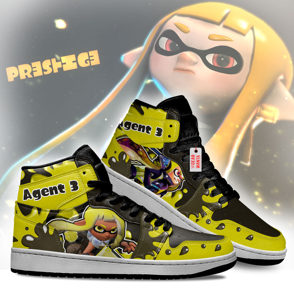 Agent 3 Splatoon J1 Shoes Custom For Fans TT20-Gear Wanta