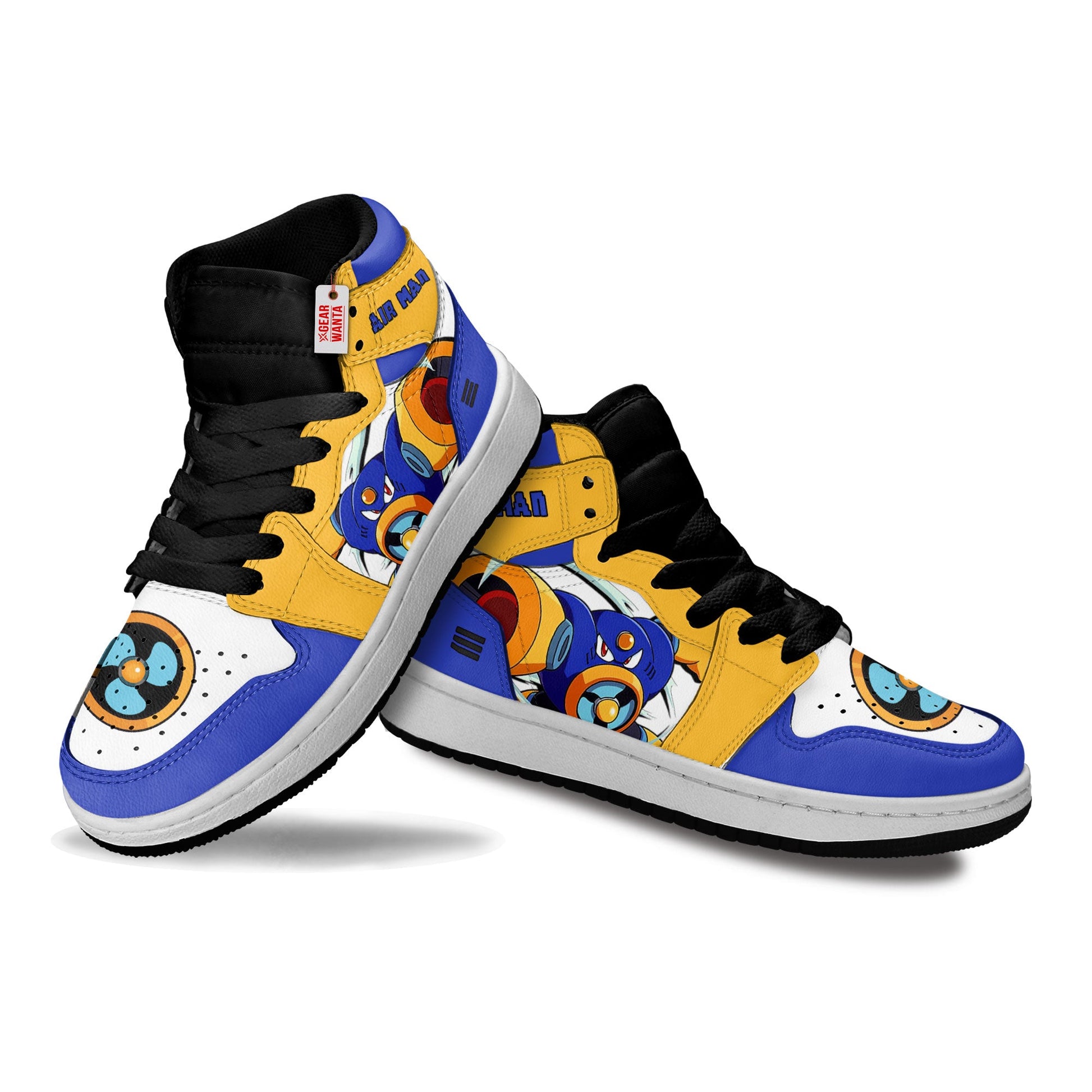 Air Man Mega Man Kid Sneakers Custom For Kids-Gear Wanta
