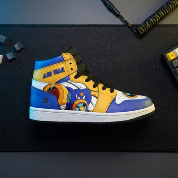 Air Man Mega Man Kids J1 Sneakers Custom