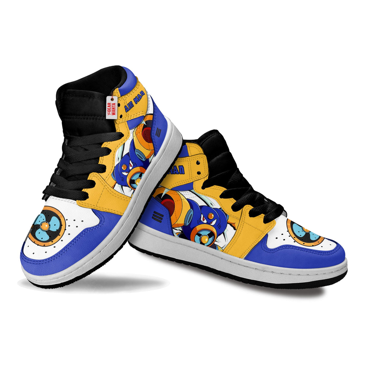 Air Man Mega Man Kid Sneakers Custom For Kids-Gear Wanta