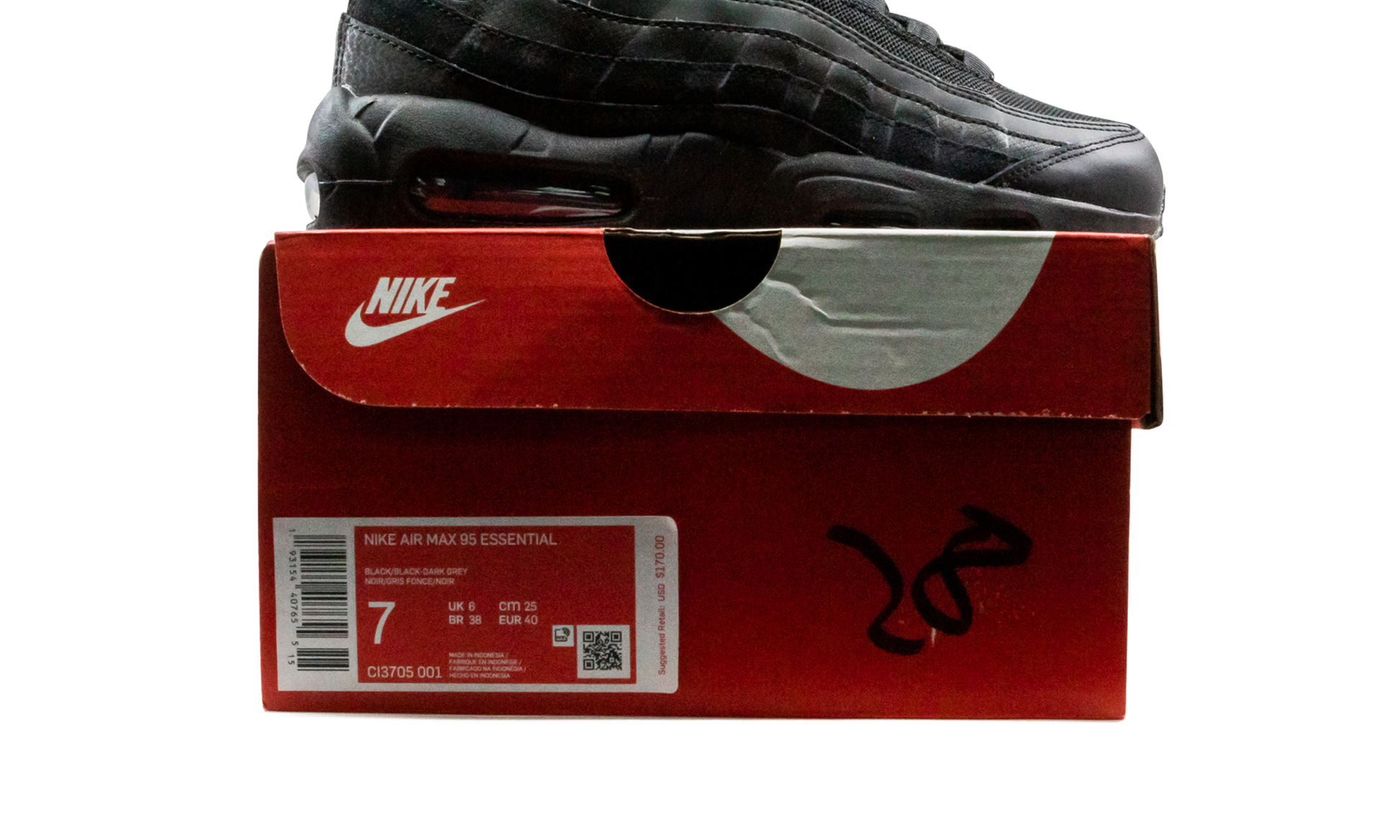 Air Max 95 Essential "Triple Black"