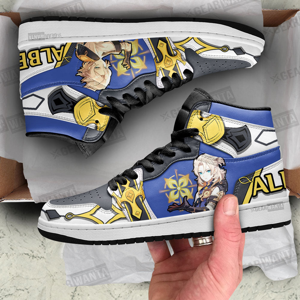 Albedo Genshin Shoes Custom For Fans Sneakers TT19-Gear Wanta