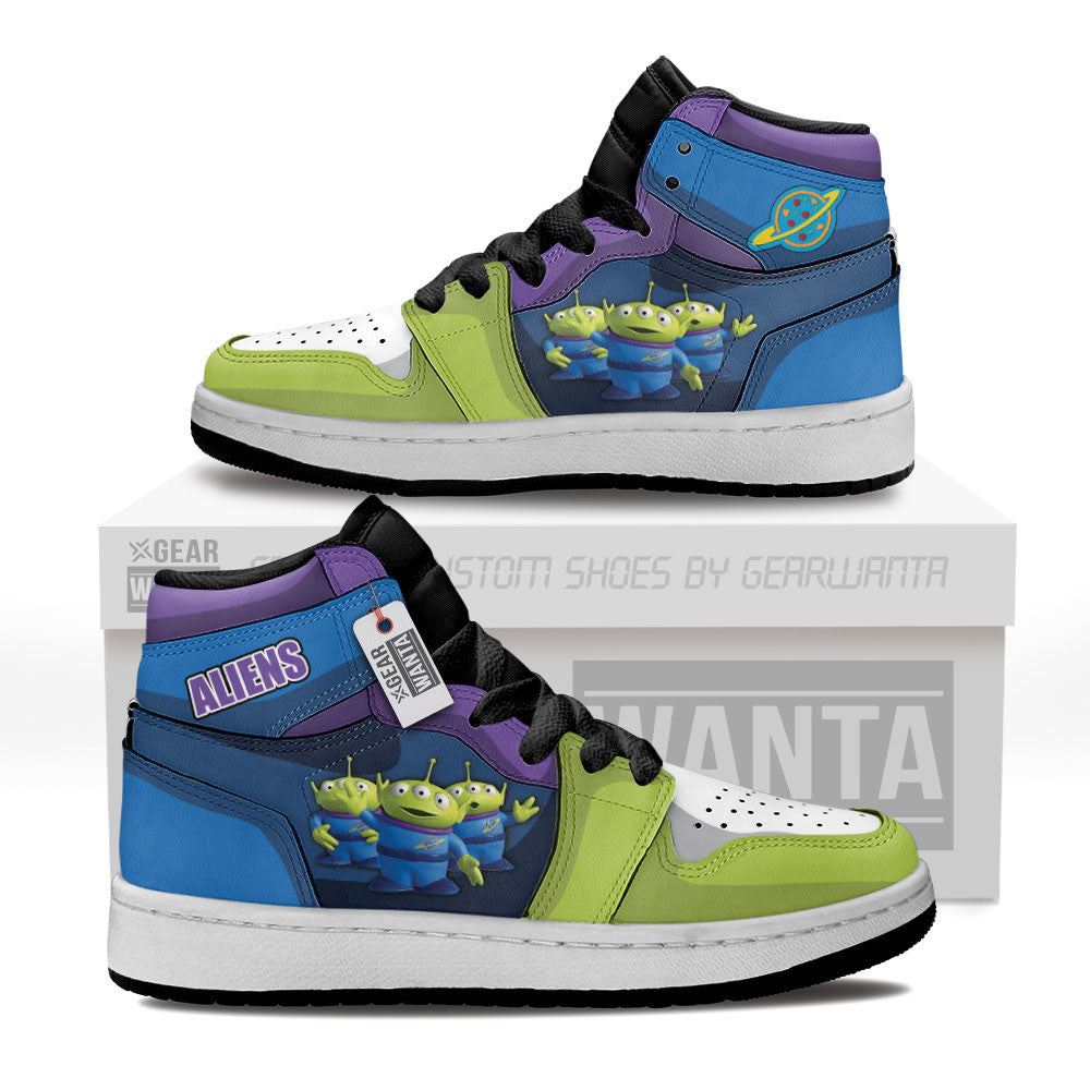 Aliens The Squeeze Toy Kids Shoes Custom Sneakers For Kid Gearwanta.com