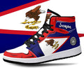 American Samoa Flag JD1 High Top Shoes 