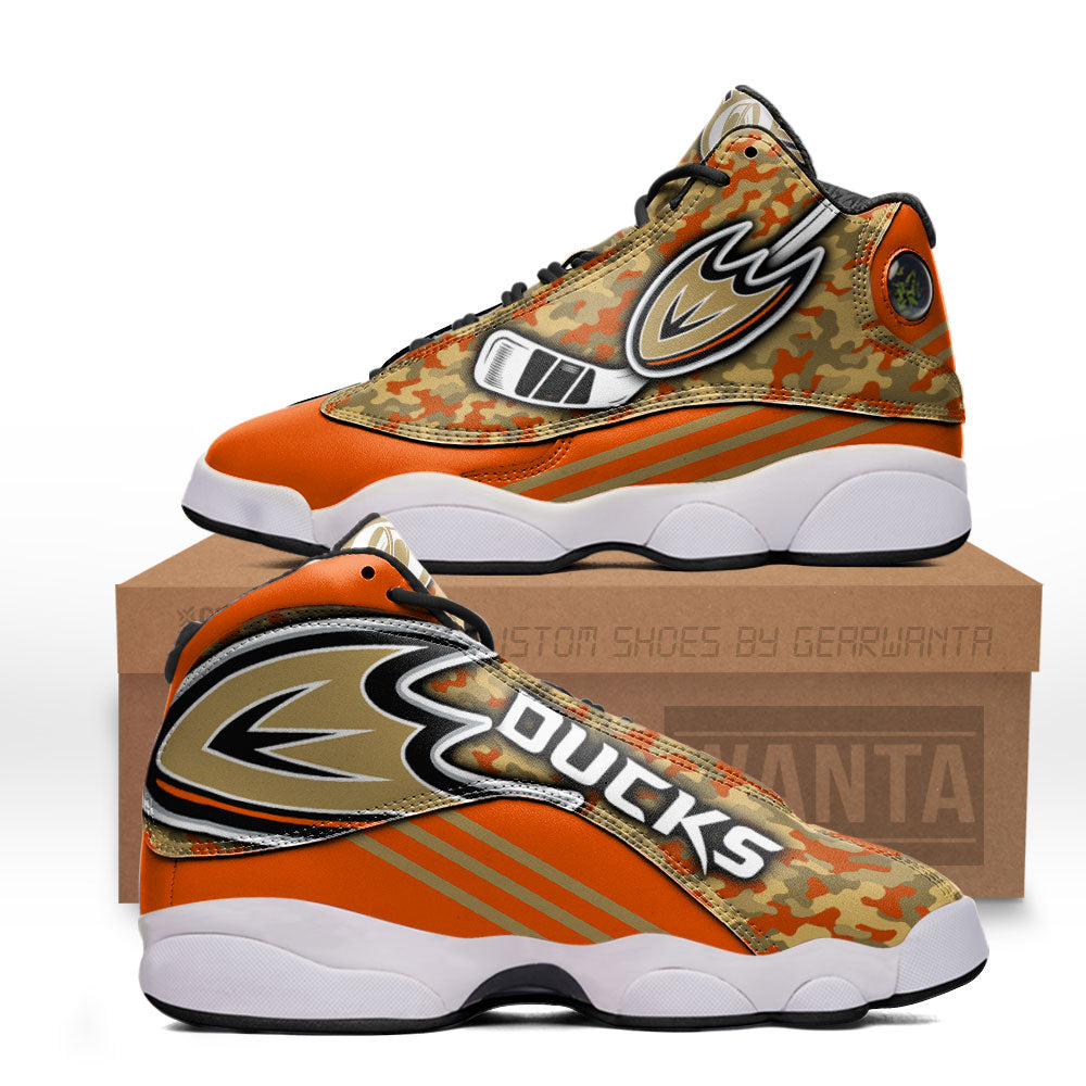 Anaheim Ducks J13 Sneakers Custom Shoes-Gear Wanta