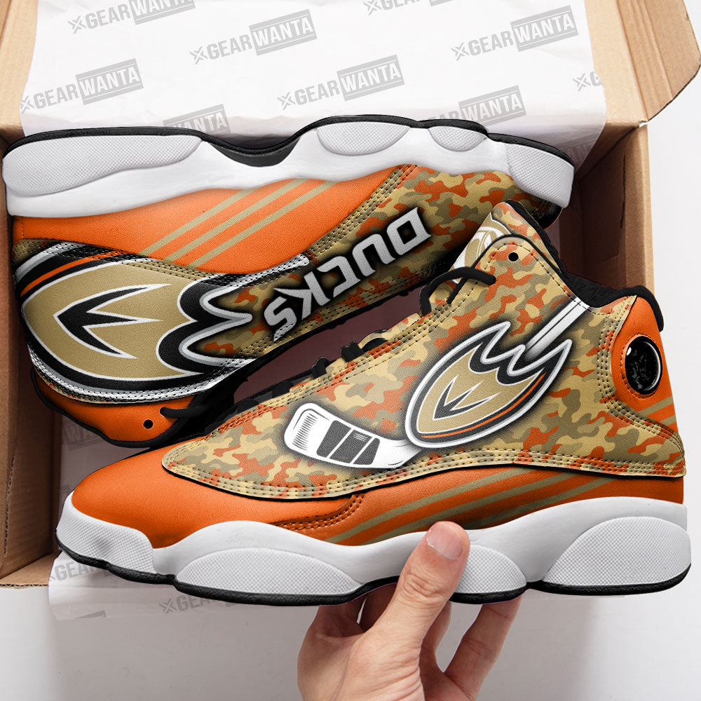 Anaheim Ducks J13 Sneakers Custom Shoes-Gear Wanta