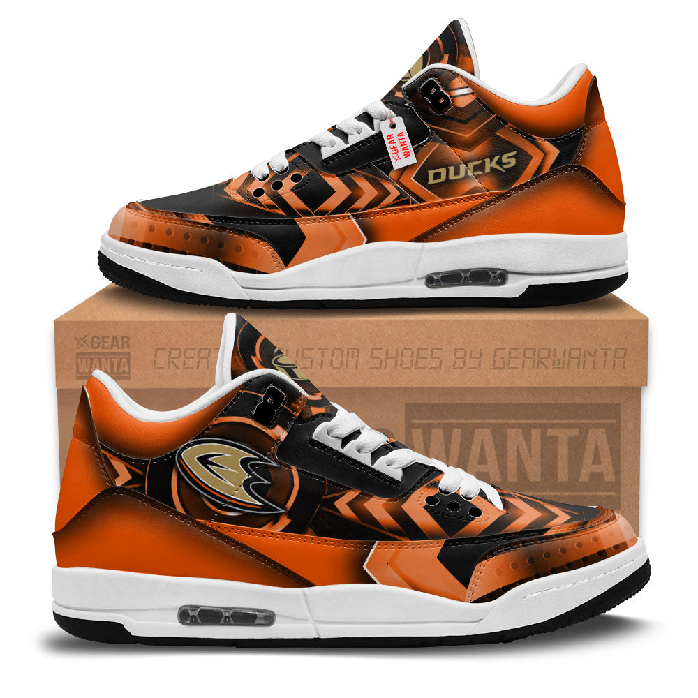 Anahelm Ducks J3 Sneakers Custom Shoes-Gear Wanta