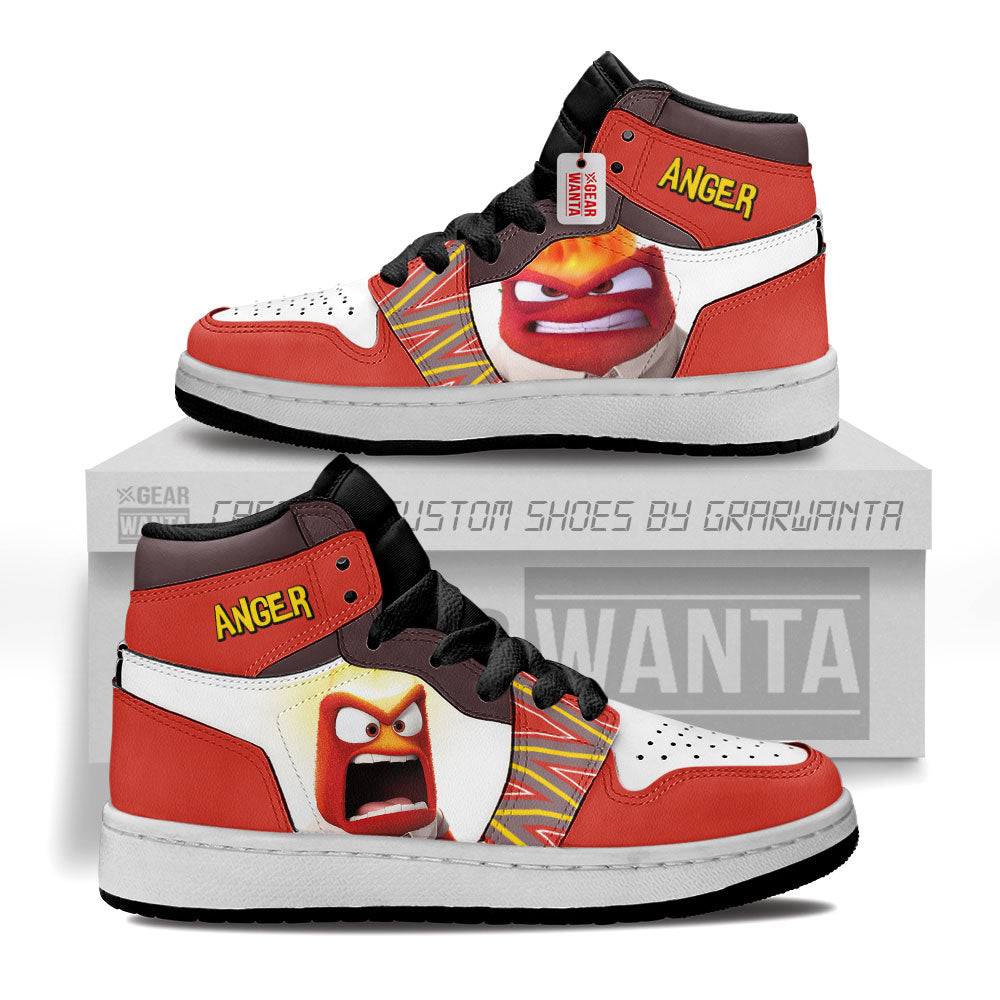 Anger Kid J1s Sneakers Personalized Cartoon Collection - Gearwanta.com