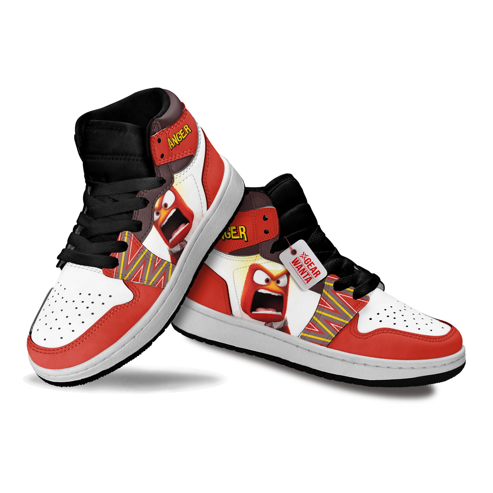 Anger Kid J1s Sneakers Personalized Cartoon Collection - Gearwanta.com