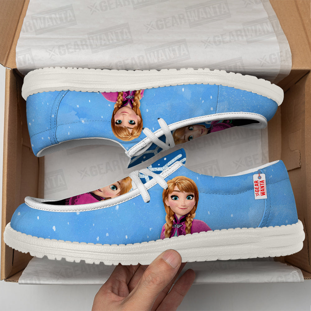 Anna of Arendelle Canvas Loafer Shoes-gearwanta.com