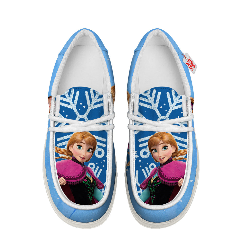 Anna of Arendelle Canvas Loafer Shoes-gearwanta.com