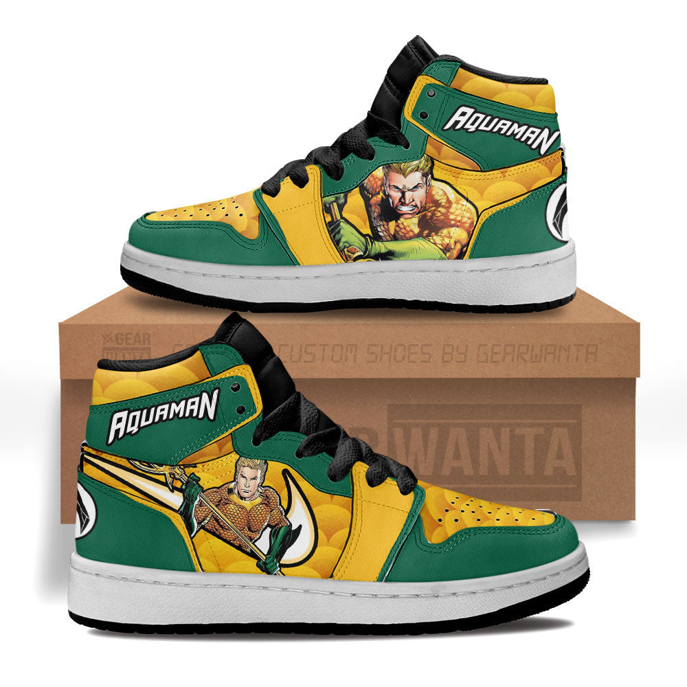 Aquaman Kid Sneakers Custom-Gear Wanta