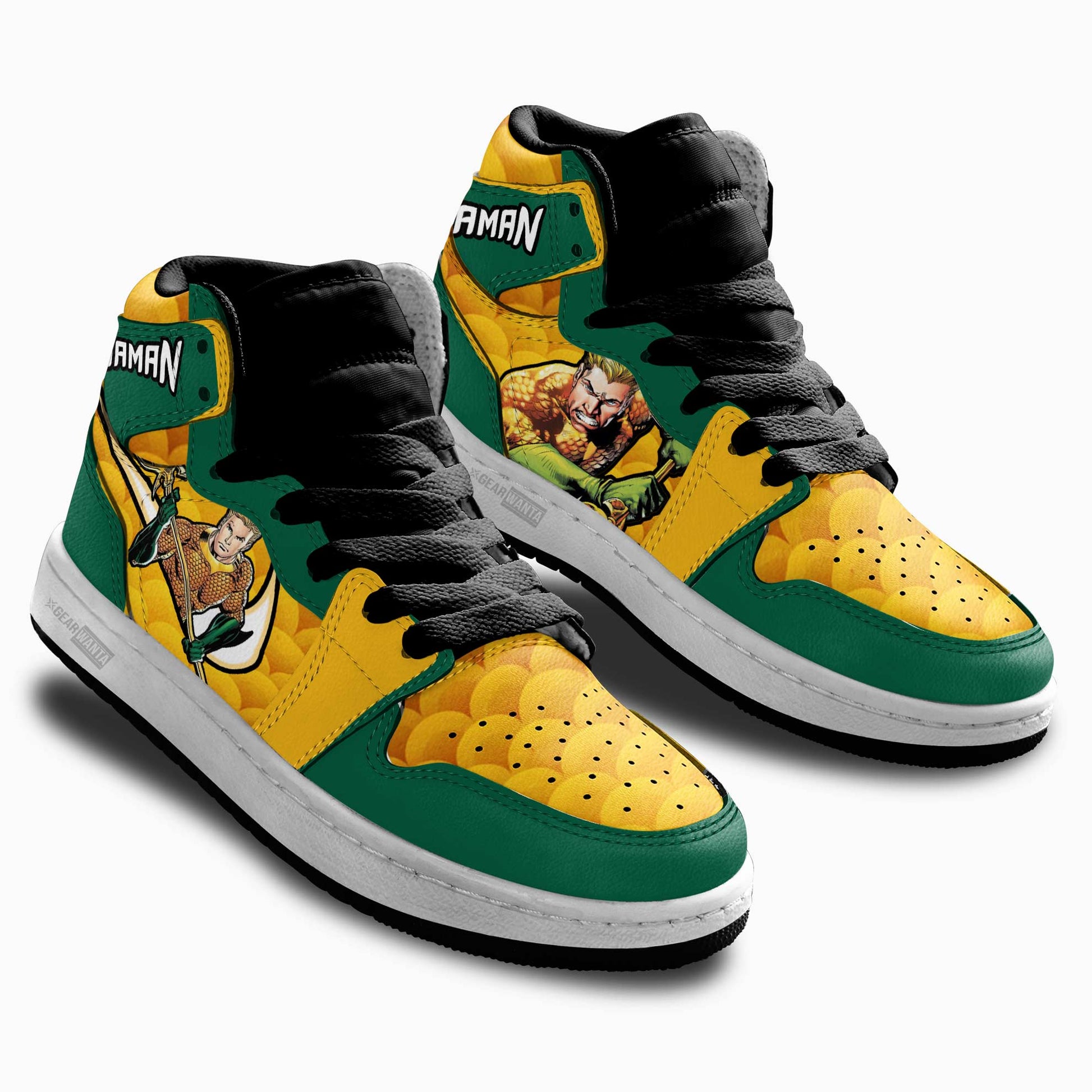 Aquaman Kid Sneakers Custom-Gear Wanta