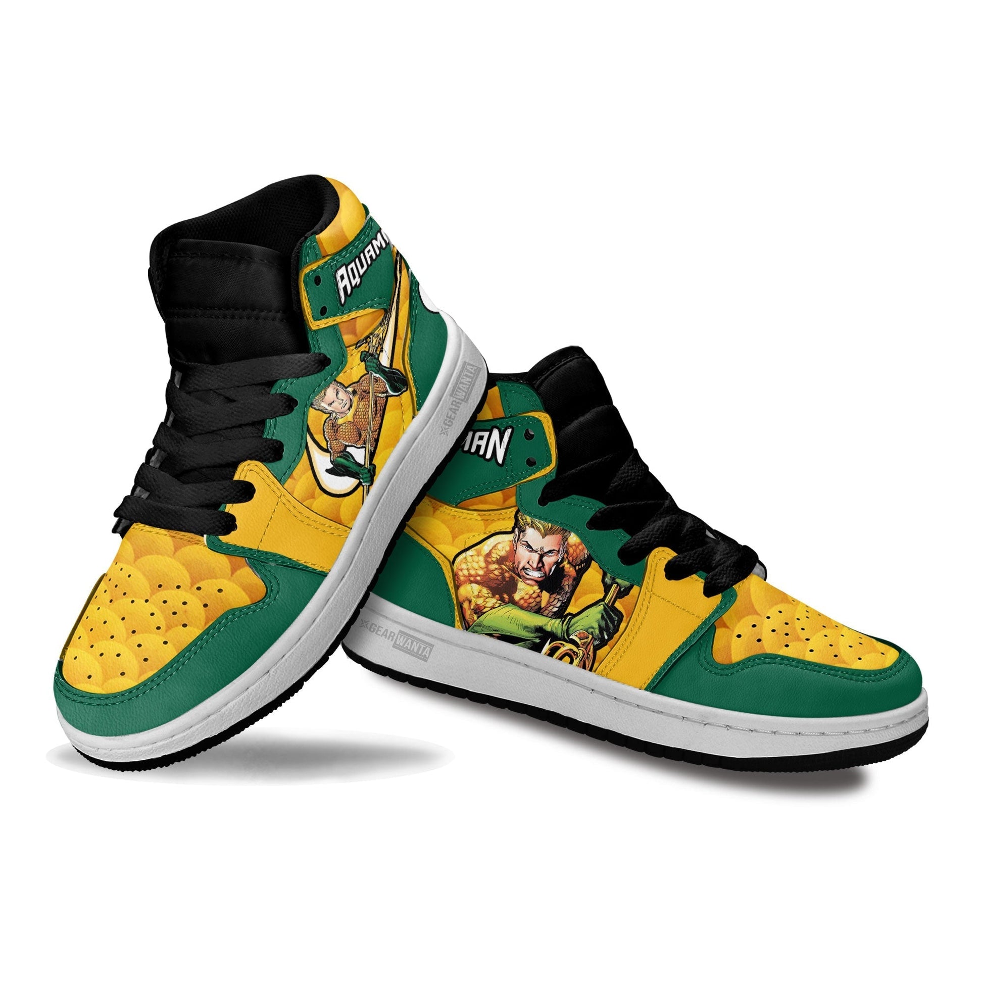 Aquaman Kid Sneakers Custom-Gear Wanta