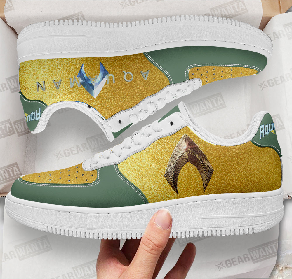 Aquaman Super Hero Custom Air Sneakers QD22-Gear Wanta