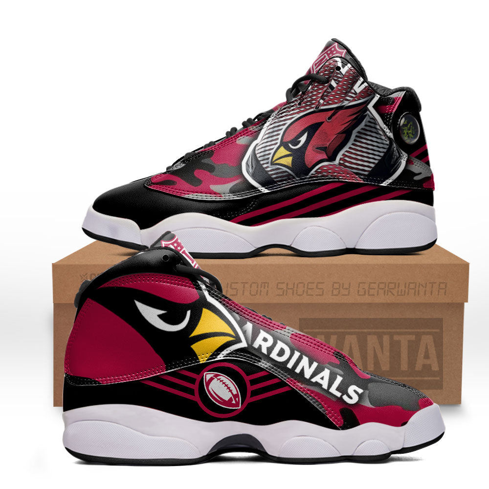 Arizona Cardinals J13 Sneakers Custom Shoes-Gear Wanta