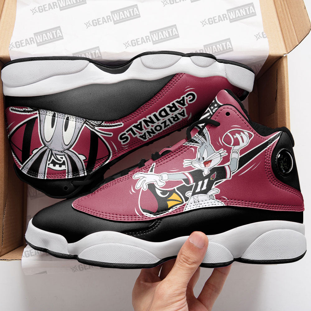 Arizona Cardinals J13 Sneakers Custom Shoes-Gear Wanta