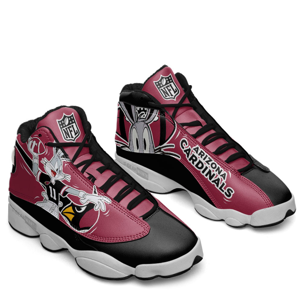 Arizona Cardinals J13 Sneakers Custom Shoes-Gear Wanta