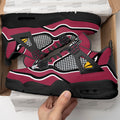 Arizona Cardinals Aj4 Sneakers Custom Shoes-Gear Wanta