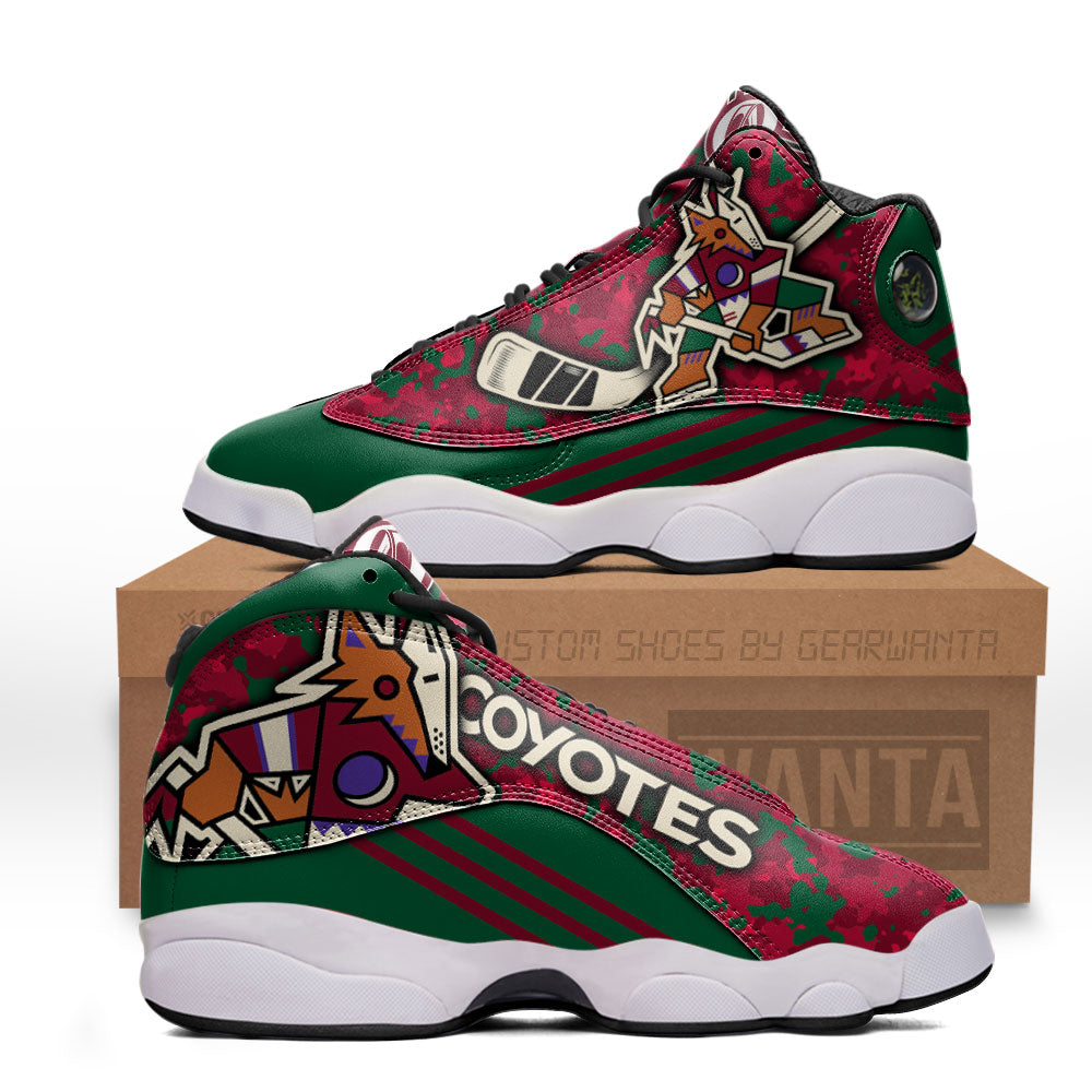 Arizona Coyotes J13 Sneakers Custom Shoes-Gear Wanta