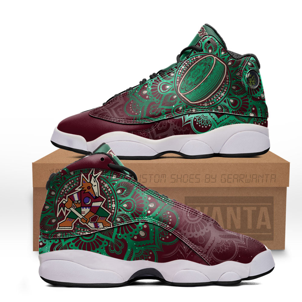 Arizona Coyotes J13 Sneakers Custom Shoes-Gear Wanta