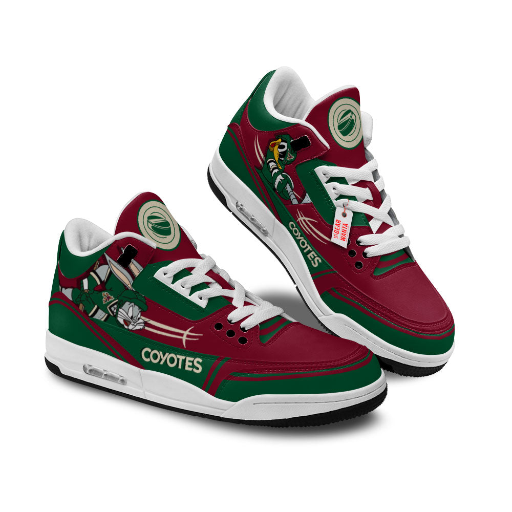 Arizona Coyotes J3 Sneakers Custom Shoes-Gear Wanta