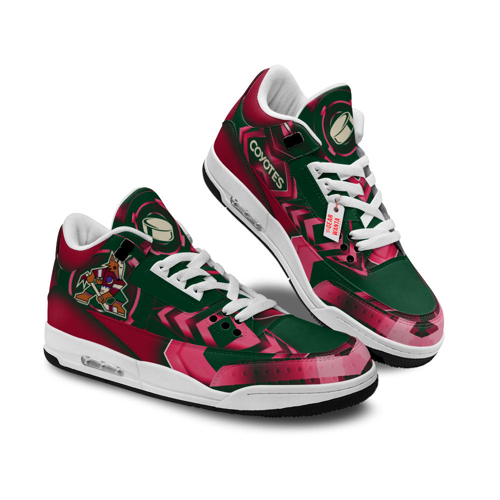 Arizona Coyotes J3 Sneakers Custom Shoes-Gear Wanta