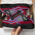 Arizona Coyotes Aj4 Sneakers Custom Shoes-Gear Wanta