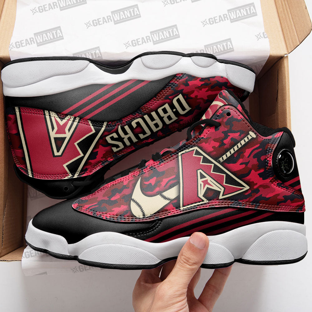 Arizona Diamondbacks J13 Sneakers Custom Shoes-Gear Wanta