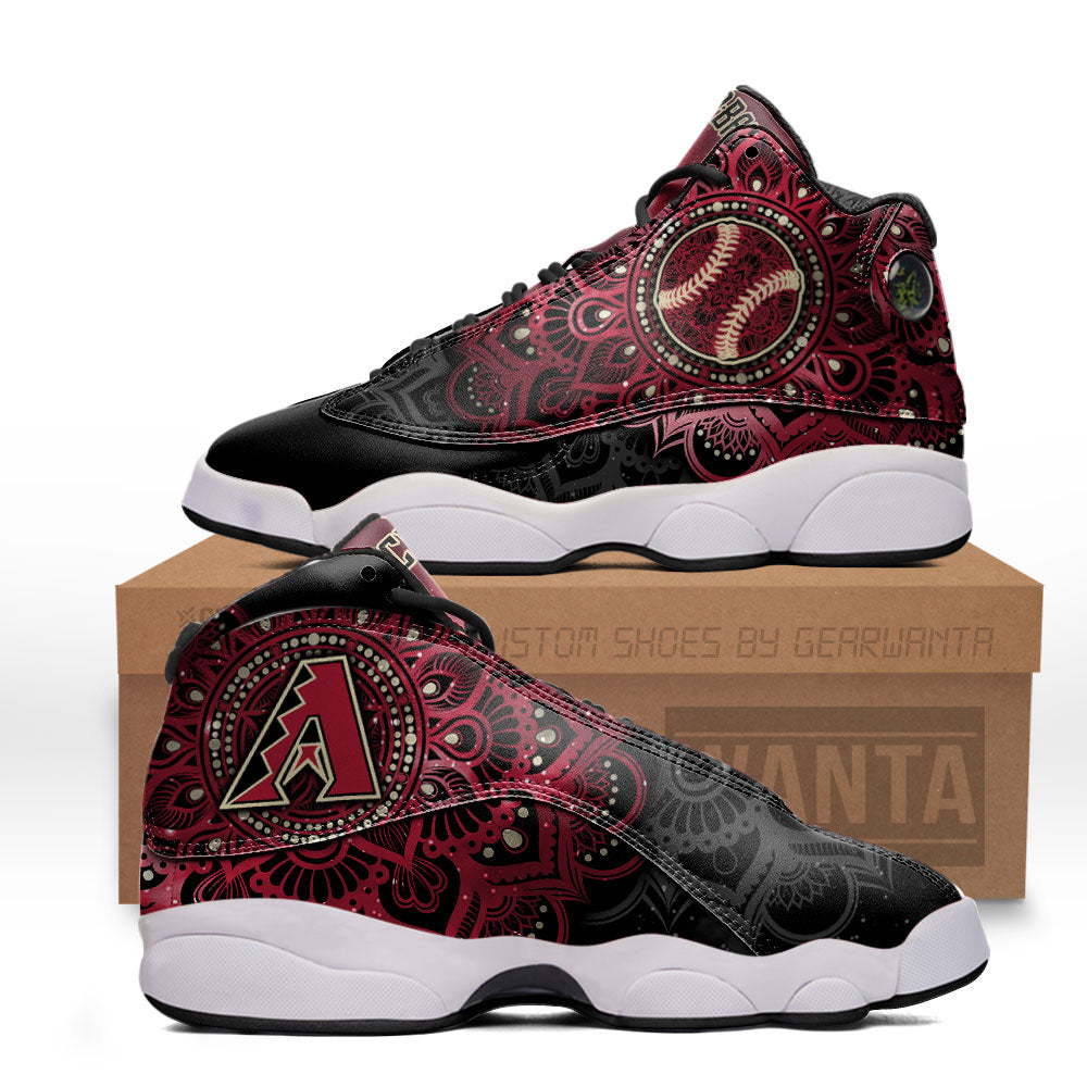 Arizona Diamondbacks J13 Sneakers Custom Shoes-Gear Wanta