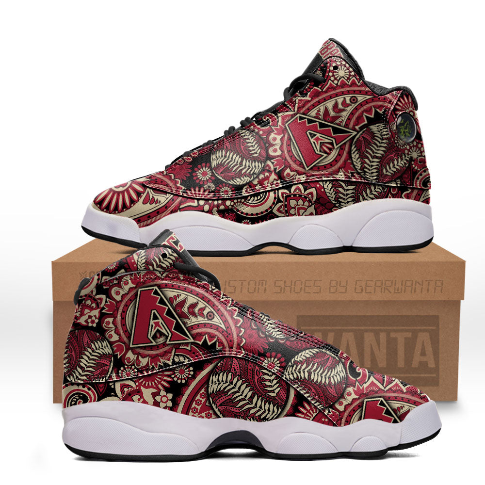 Arizona Diamondbacks J13 Sneakers Custom Shoes-Gear Wanta